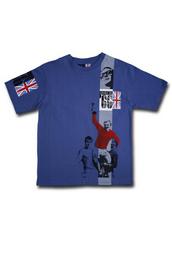 View Item New England Class Of 66 World Cup Sir Bobby T Shirt Blu